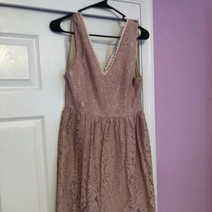 Blush Lace Dress